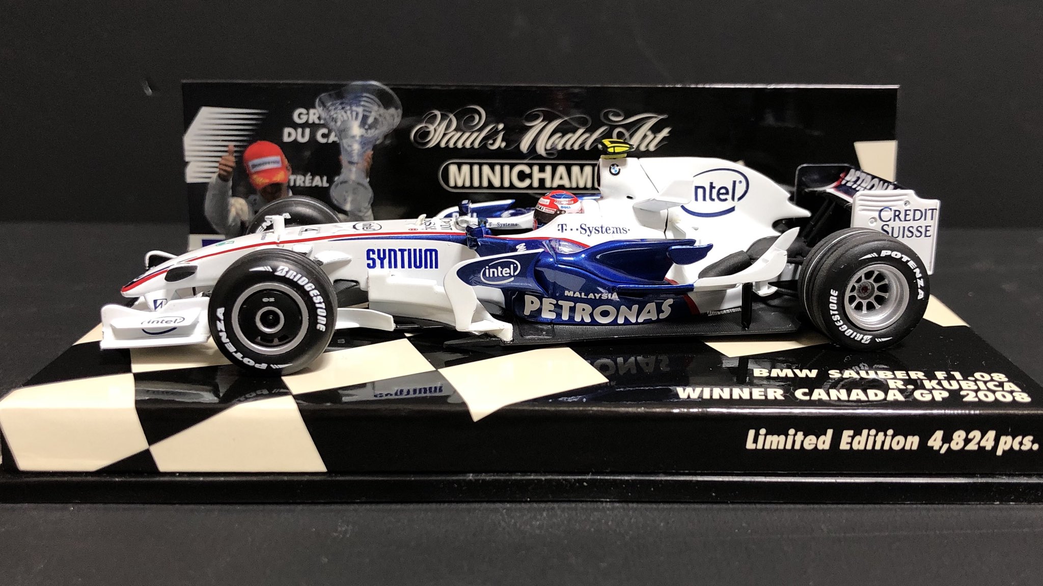 P.M.A F1 1/43 R.クビサ BMW・ザウバー　F1.06