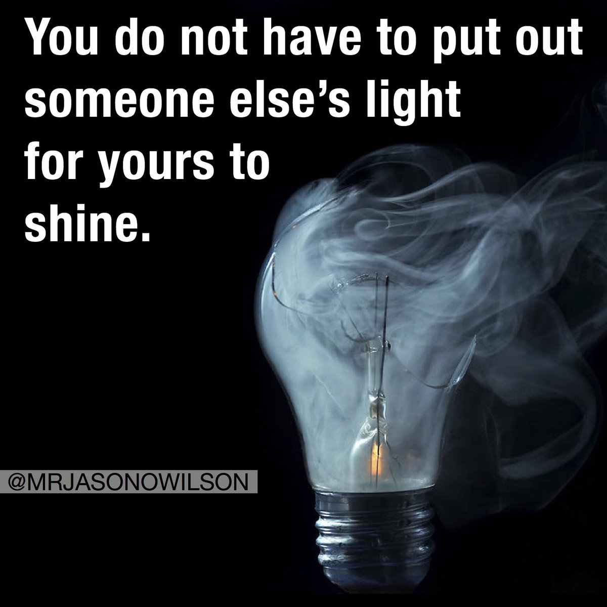 mrjasonowilson's tweet photo. Yahushua (Jesus) said to “shine your light in such a way”, NOT to be the only one shining. #TeachTrainTransform https://t.co/yqCsdIbzA9
