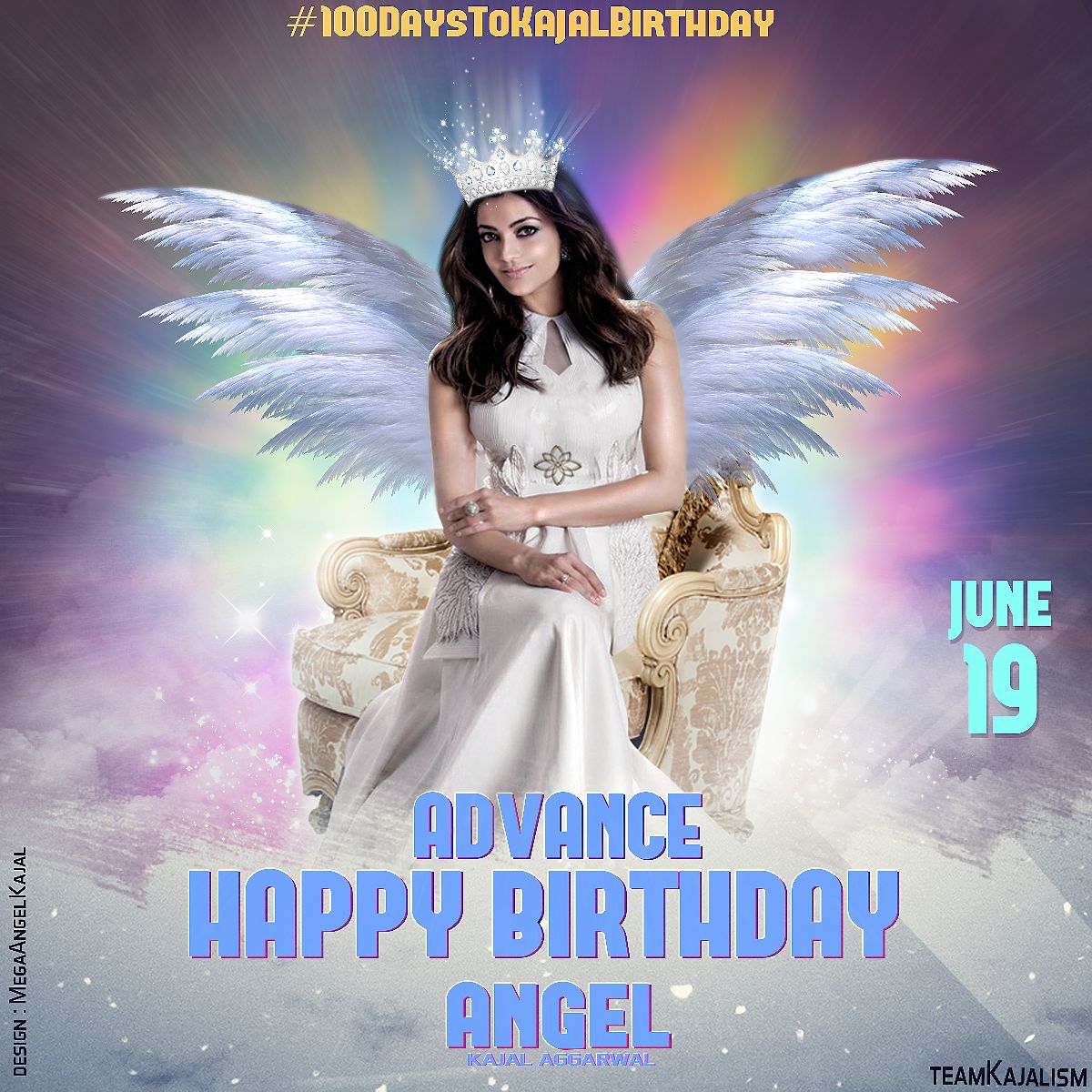 NTRantePichi's tweet photo. Here is the tag 
👉 #100DaysToKajalBirthDay 👈
Trend and make it big 😎
🔁RT and spread https://t.co/06i3DGFYP0