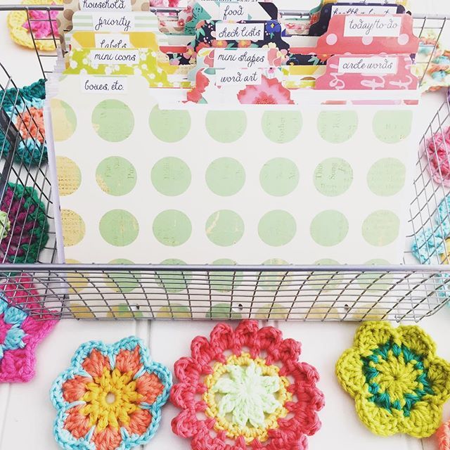 lifemadecreate's tweet photo. I have barely touched my #planner since January and I’m shamefully behind on @theloopystitch #365daysofcrochetflowers. But I did manage to create some dividers to organize #plannerstickers. #willthiswintereverend https://t.co/slT1o5S5Fx https://t.co/3z9RG4C49z