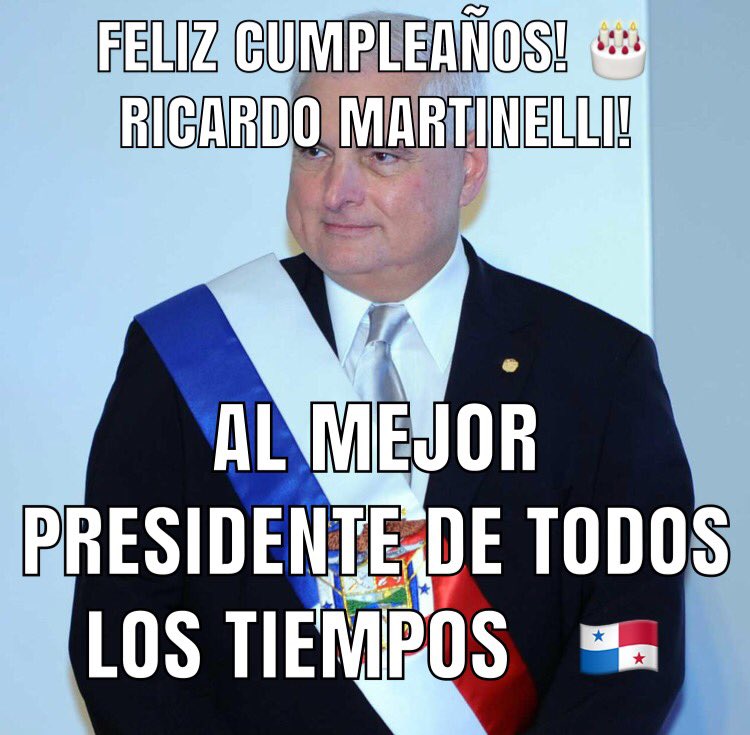 Happy Birthday!!! Ricardo Martinelli! El mejor!!! 