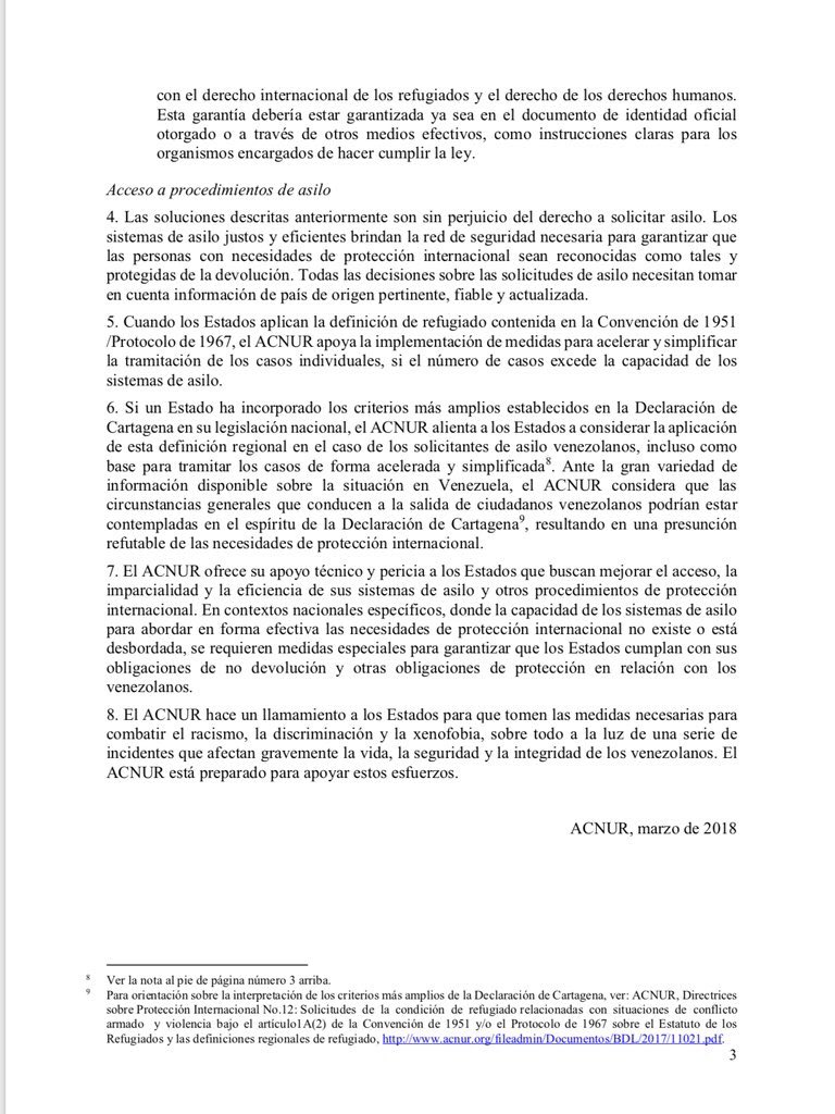 rebecavidal111's tweet photo. Migrantes venezolanos son oficialmente catalogados como “refugiados” por #ACNUR - #Venezuela #CrisisHumanitaria #FrenteAmplio https://t.co/ig46fLupSH