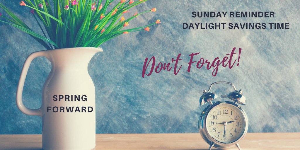 pheplefcu's tweet photo. Just a friendly reminder that it is time to #springforward one hour! #WCFCU #daylightsavingstime https://t.co/SGz5B5a0O6