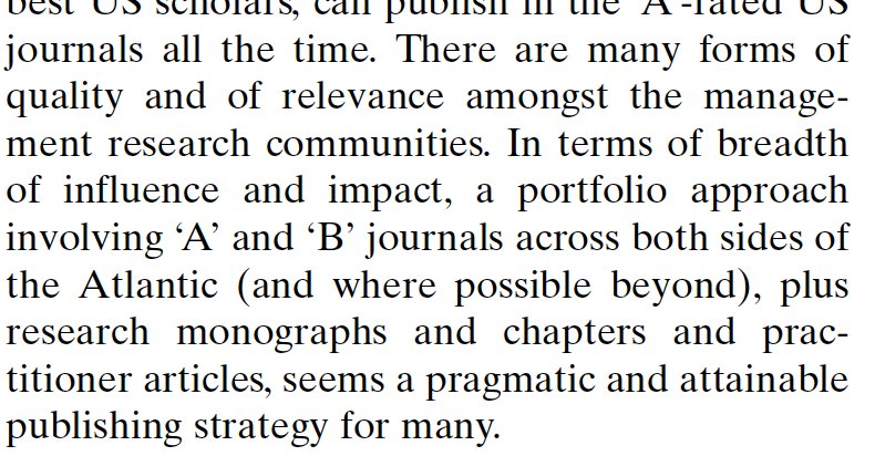 drsharwood's tweet photo. Andrew Pettigrew in 2001 about #publishing on #Management #Research - from #BJAM 12 (special issue) #education #socialmedia #business #edtech #writing #AcademicTwitter https://t.co/8MZaPr5L9u