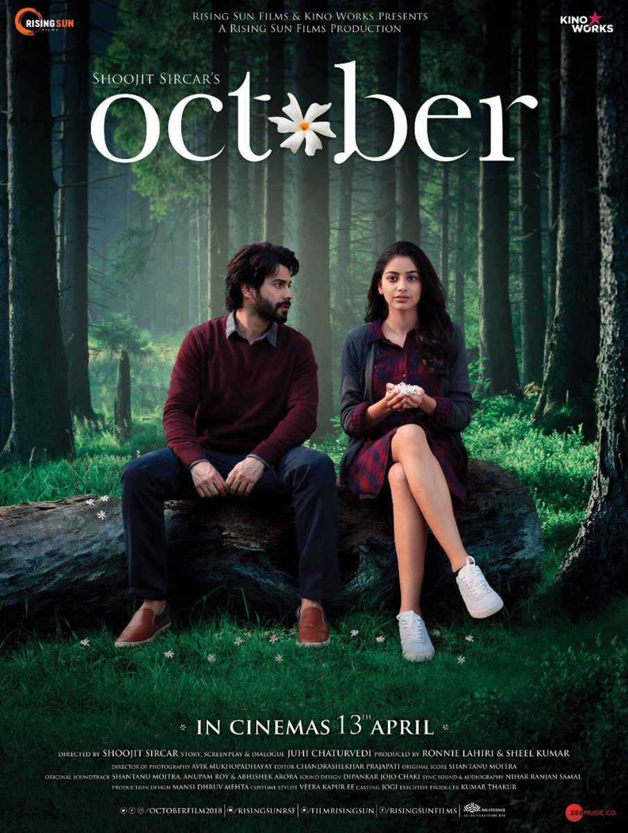 Sometimes the greatest way to say something is to say nothing at all but baby I can’t help myself. #OctoberTrailer  out tomorrow @BanitaSandhu @ShoojitSircar @ronnielahiri @writeonj