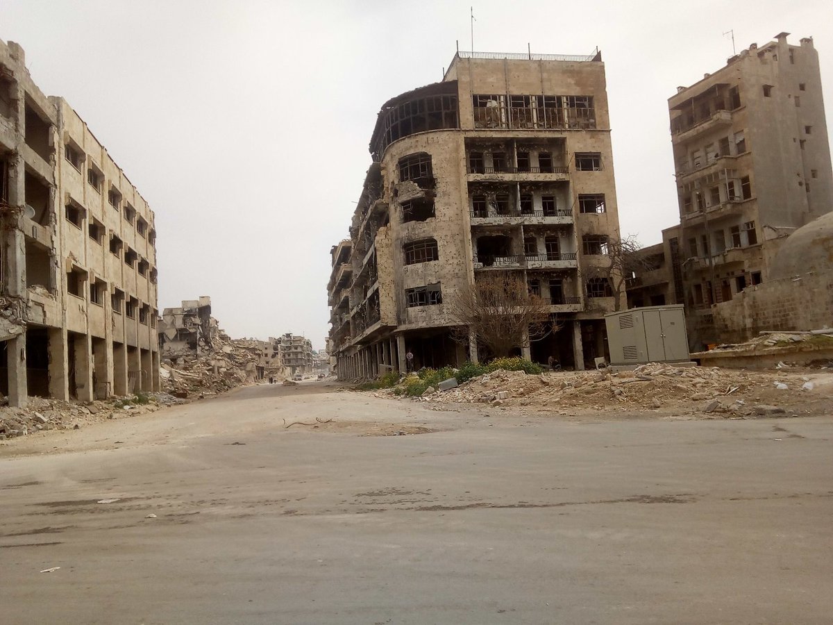 ChristianBlex's tweet photo. #Aleppo, 8. März 2018 - Ein kleiner Teil der Stadt ist zerstört, der größte Teil intakt. #Syrienreise https://t.co/07IhpqKxZz