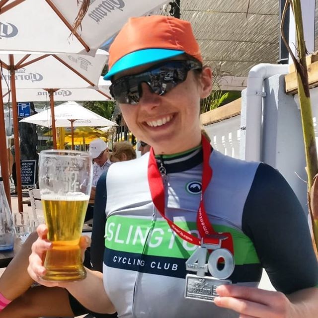 SallyTraffic's tweet photo. All done and dusted! #ctct #ctct2018 #capetowncycletour #40take2 #deservedpint #bitsunburnt #πΊ #π» #islingtoncyclingclub #britsabroad https://t.co/ugiTjqamDj https://t.co/mzN4YsQ1ii