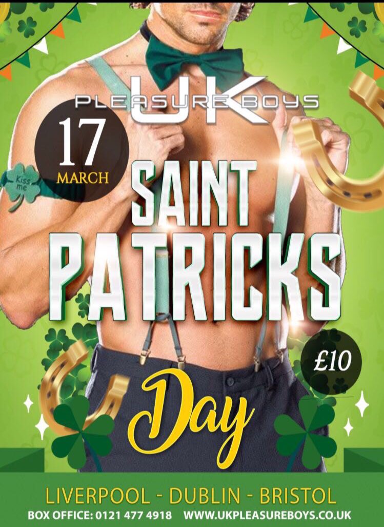 St Patrick's Day special only £10pp to any of our shows on 17th March.  ALL destinations! BOOK NOW while you can at theticketsellers.co.uk/buy_tickets_ol…
#saintpatricksday #stpatricksday  #birmingham #bristol #liverpool  #dublin🍀 #luckoftheirish <a href="/BrumHour/">#BrumHour 🐝 Networking with #Birmingham</a>