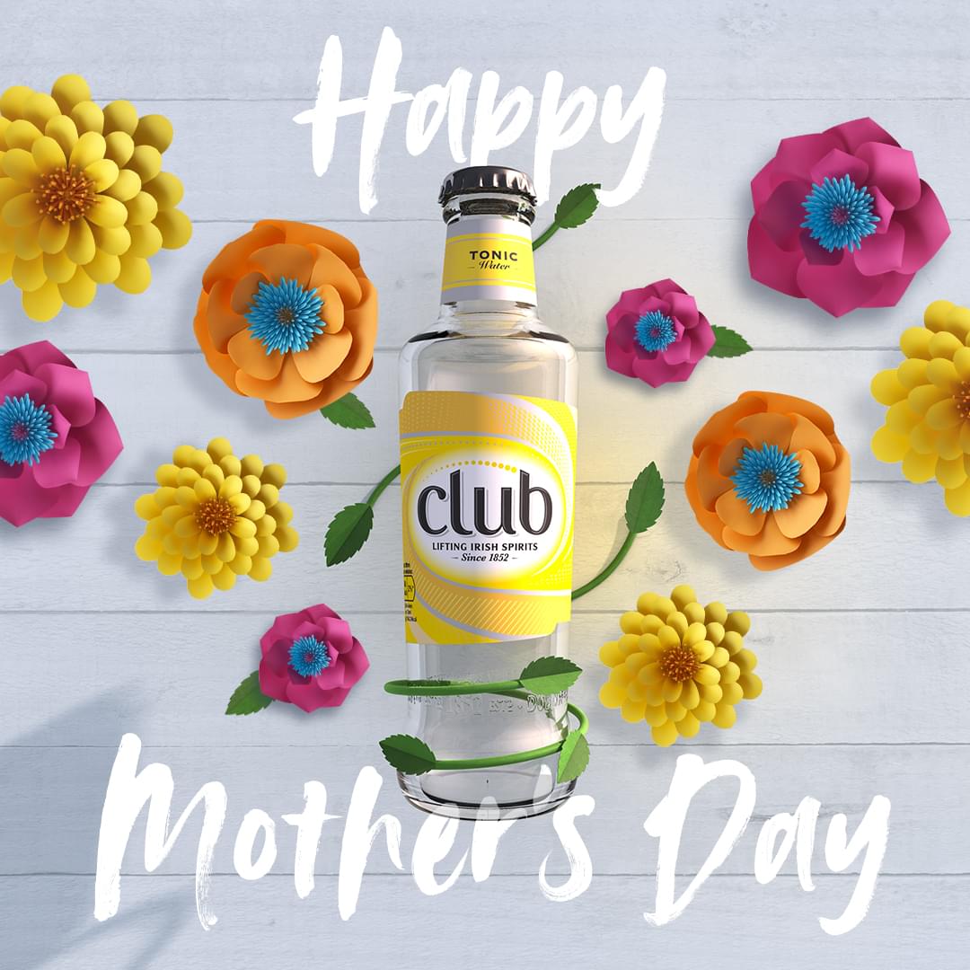 clubmixers1852's tweet photo. Does mum enjoy a tipple? Make sure to treat her favourite drink with a lovely Club Mixer #ClubMixer #LiftingIrishSpirits #mothersday #mothersruin #motheringsunday #giftsformum https://t.co/Q0NtO6I2eh
