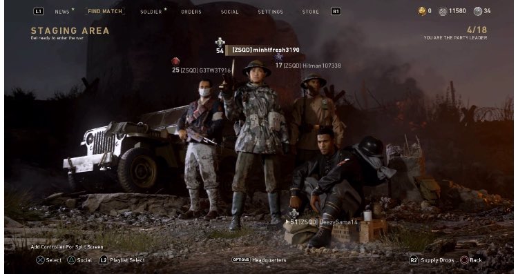 TheeBoyZ_'s tweet photo. Weโre all we ever needed & were undefeated ๐ช๐พ
#callofduty2018 #CallofDuty #CallofDutyWWII #Callofdutyww2 #follow https://t.co/1kJXnc2QHf