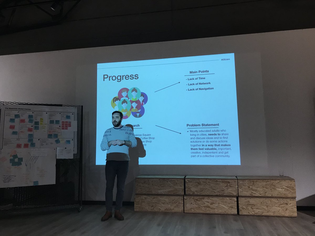 GSJistanbul's tweet photo. We continue with #IdeasOnTable presentation and prototype. #askidafikir #GSJam #jamist https://t.co/HRBZkZPAZD