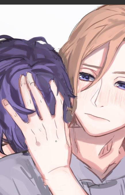 「hug yaoi」 illustration images(Oldest)