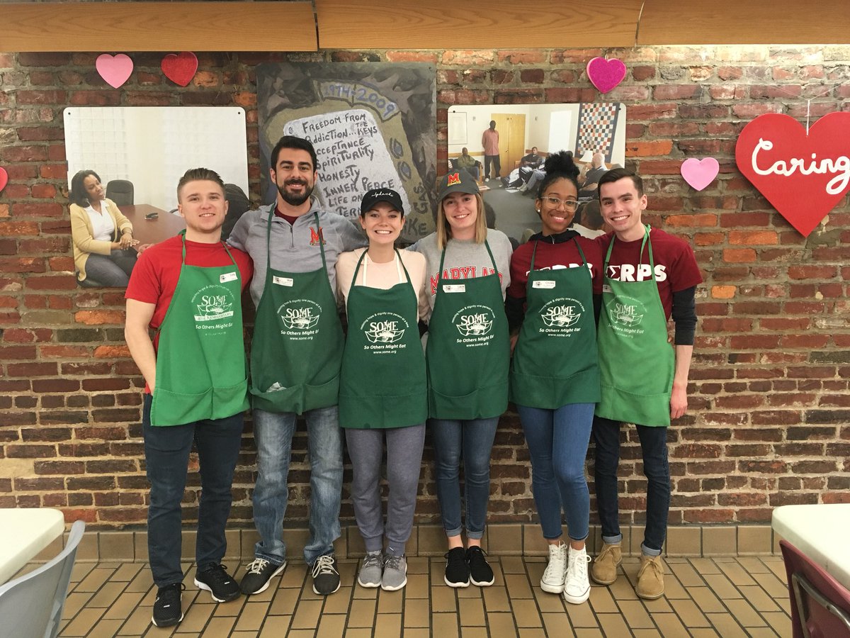tausigmaterps's tweet photo. Shout out to the Tau Sigma Terps that spent their Sunday volunteering at SOME! https://t.co/1CeBLt9ua4