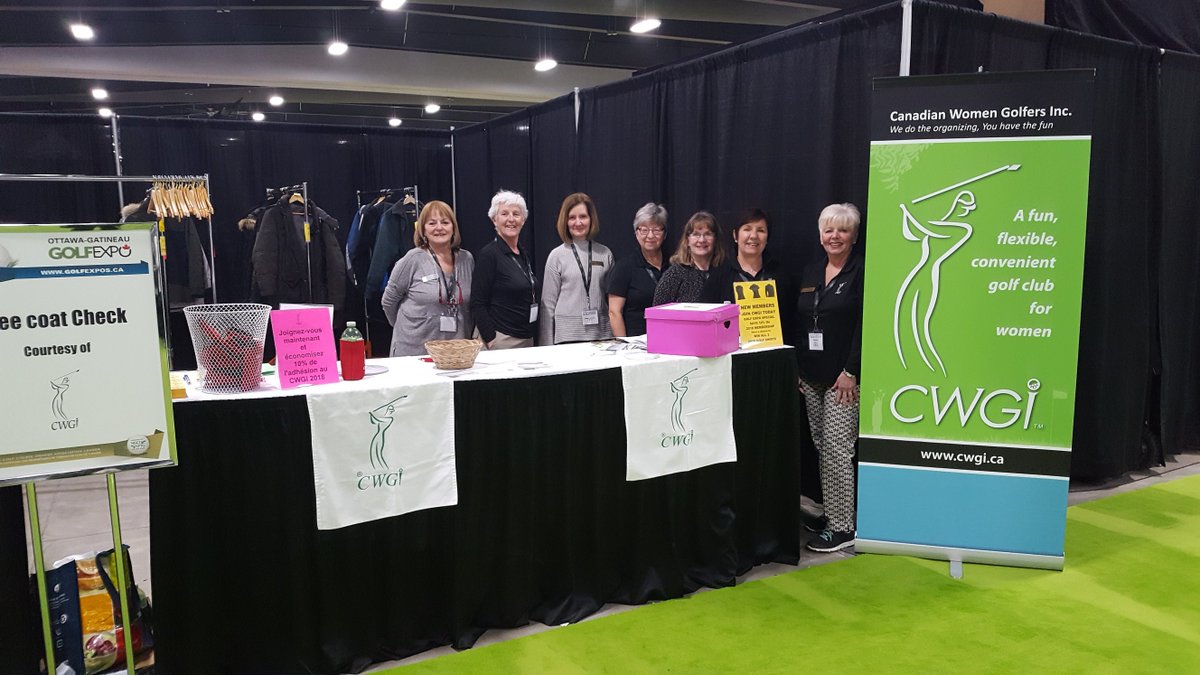 Thank you to CWGI Ladies that manned the COAT CHECK at the <a href="/OttawaGolfExpo/">Ottawa-Gatineau GOLFEXPO</a>