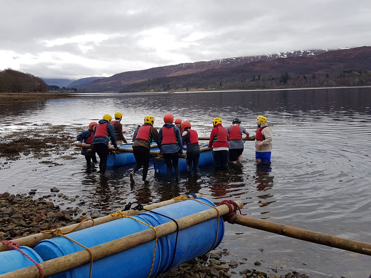 KOutwardbound's tweet image. Pupil: 'Mr Beaton, the water looks cold.'

Mr Beaton: 'Thats because it is cold. Very. Enough of the delay tactics and hurry up and get on with it.'

#nosympathy
#raftbuilding
#teamwork
#resilience