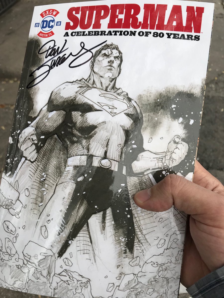 WebbSlynger78's tweet photo. Super happy to have met @thedanjurgens here at #SXSW18 at #DCSXSW18 ! Always a blast to get some comics signed! @DCComics https://t.co/GI4ReMeKZ8