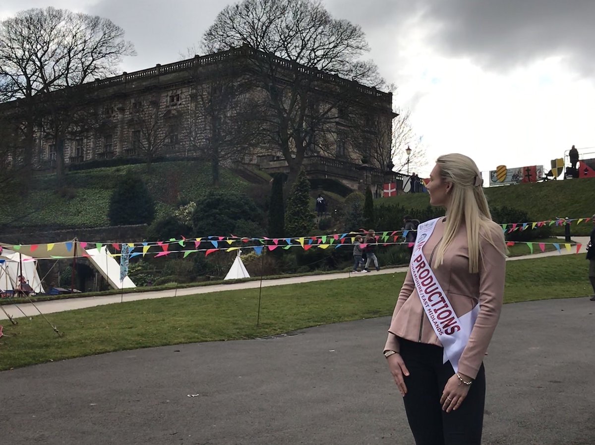 paige2506's tweet photo. Had a lovely day meeting the citizens of Nottinghamshire at different landmarks! Explaining what Miss England is all about and trying to change people’s views on it 🤞🏼 while raising money for Hope Against Cancer and prompting my sponsor MC Productions #missengland2018 https://t.co/QIMvXLKqdr
