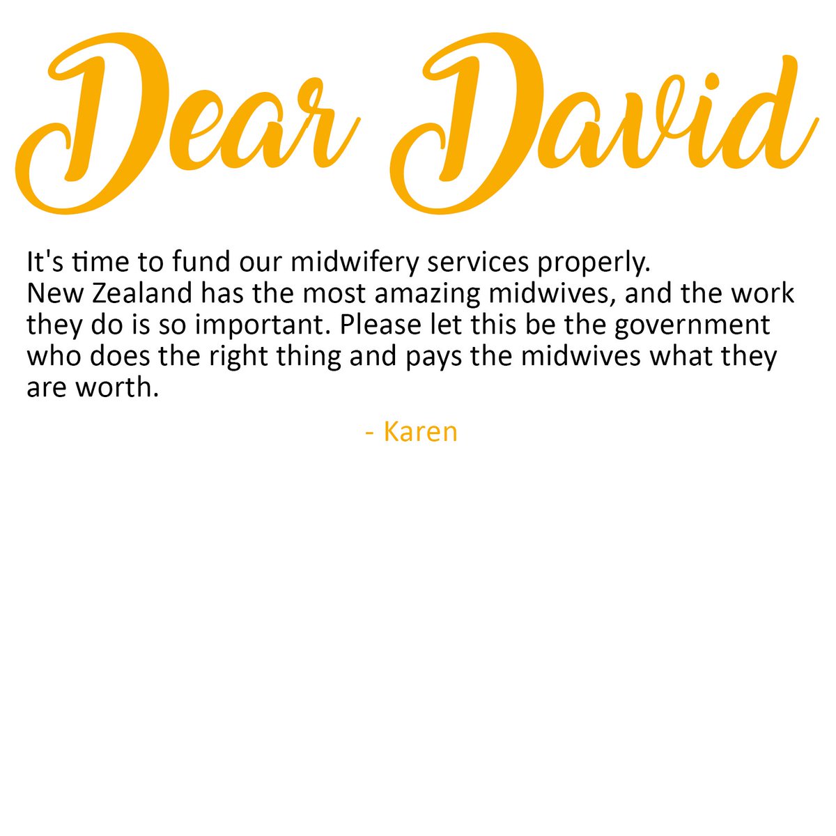 deardavidclark's tweet photo. #DearDavidClark #SaveTheMidwives https://t.co/hR1vwKjCBO