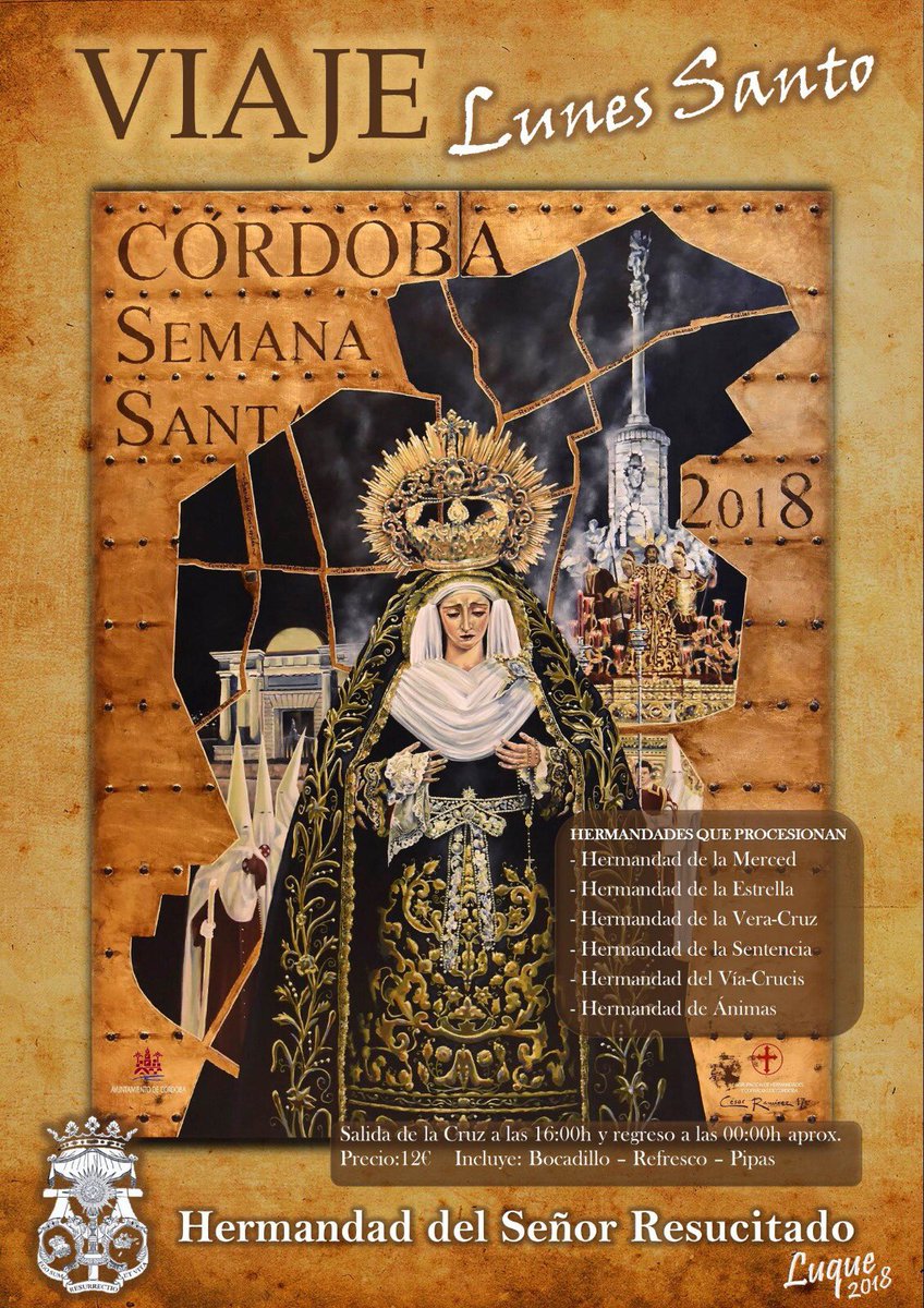 resucitadoluque's tweet photo. Ven con nosotros a disfrutar del Lunes Santo en Córdoba https://t.co/Iz8rWsv72w