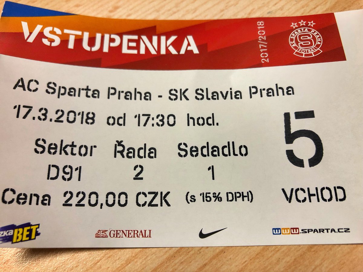 Vlajkonos On Twitter Zitra Jsou Ve Fanshopu Slaviaofficial Pro Cleny Odborpratel Odbocka Tribuna Sever V Prodeji Vstupenky Na Derby Cena Je 220 Kc A Jeden Clen Si Muze Koupit Pouze Jeden Listek Cena