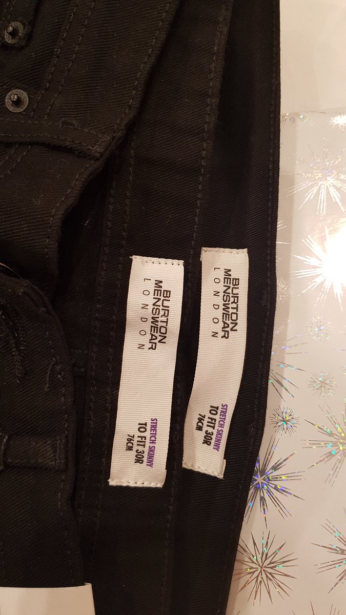 HarryHDesign's tweet photo. @Burton_Menswear_ So disappointed! Bought a second pair of jeans as I loved them but the new pair are totally different!? See below https://t.co/VO3xx4jwW5