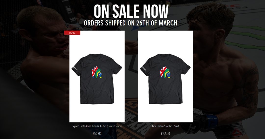 Darren till ufc shop