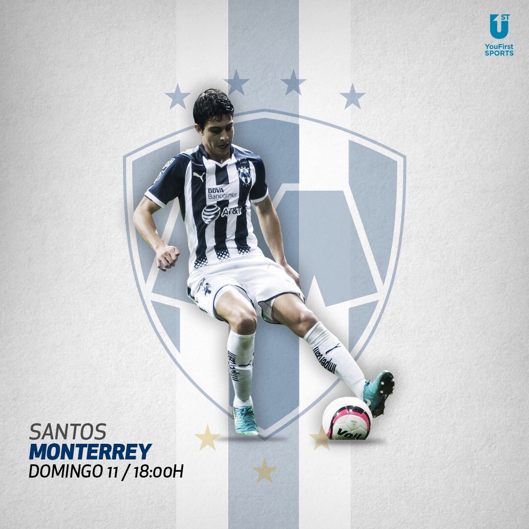 #Díadefutbol hoy vamos ante Santos #SomosRayados #EnLaVidaYEnLaCancha 💙 💙 💙