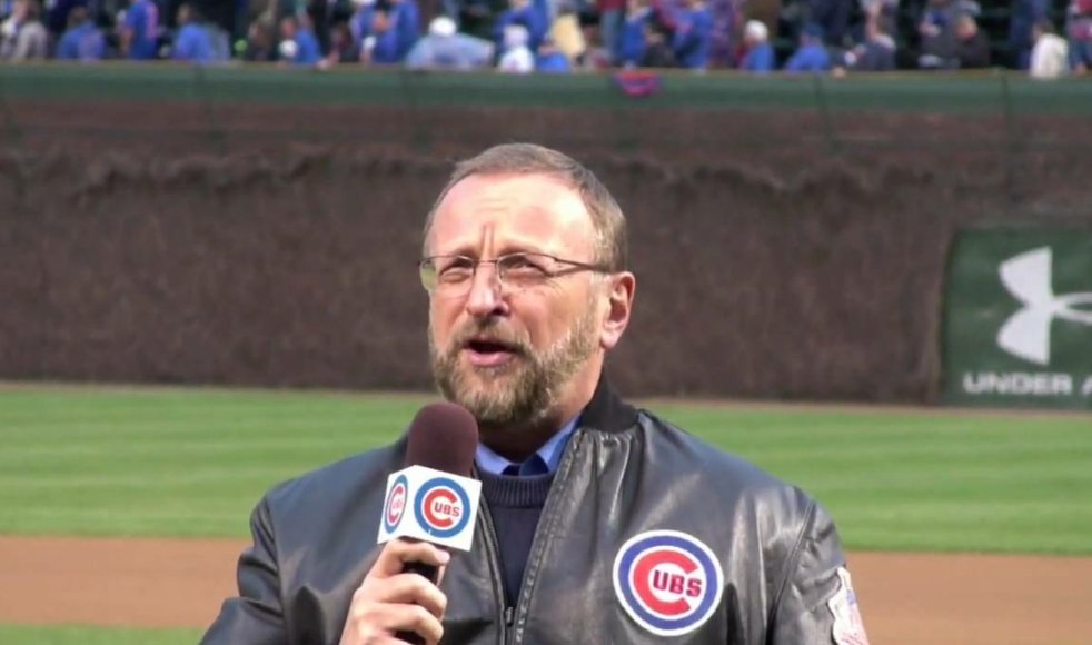 bryz_blue's tweet photo. When you sing/hear the National Anthem and you hear the word "brave" at the end but it's not done quite how lengendary vocalist @WayneMessmer performs, it gives you another reason to love Wrigley Field. 

Click on our podcast this week to hear our interview with Wayne. #Cubs https://t.co/O4A6VzfJB4