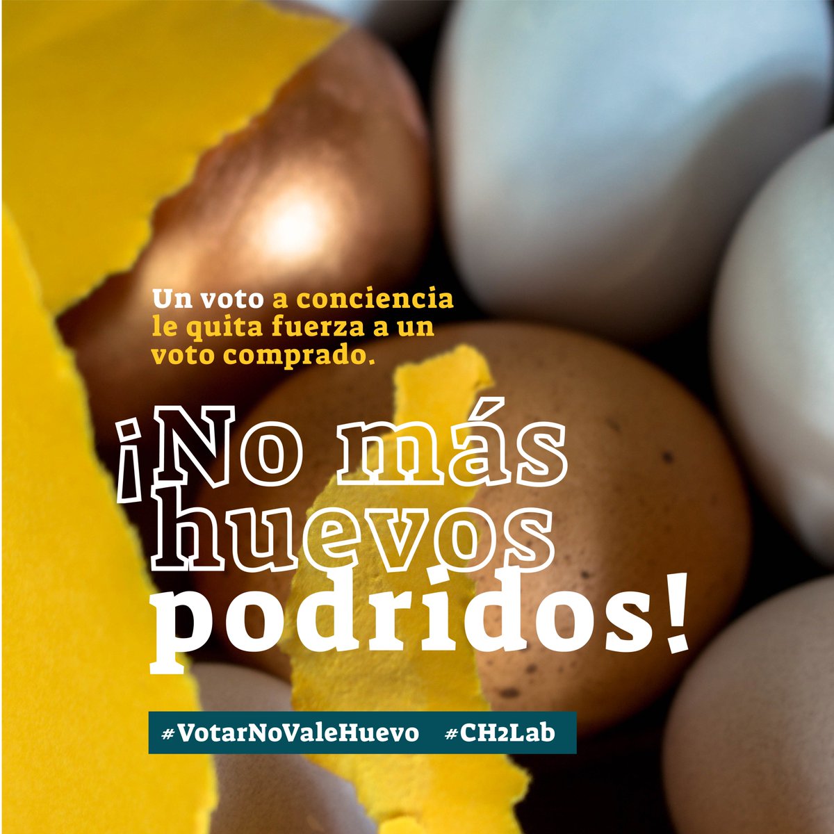 DichoalHechoLab's tweet photo. #VotarNoValeHuevo https://t.co/Vha9WbLCBE https://t.co/78DvExbKXH