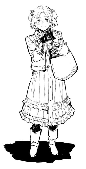 7年前はこの娘を描いてたところだったなと思いつつ描いた 