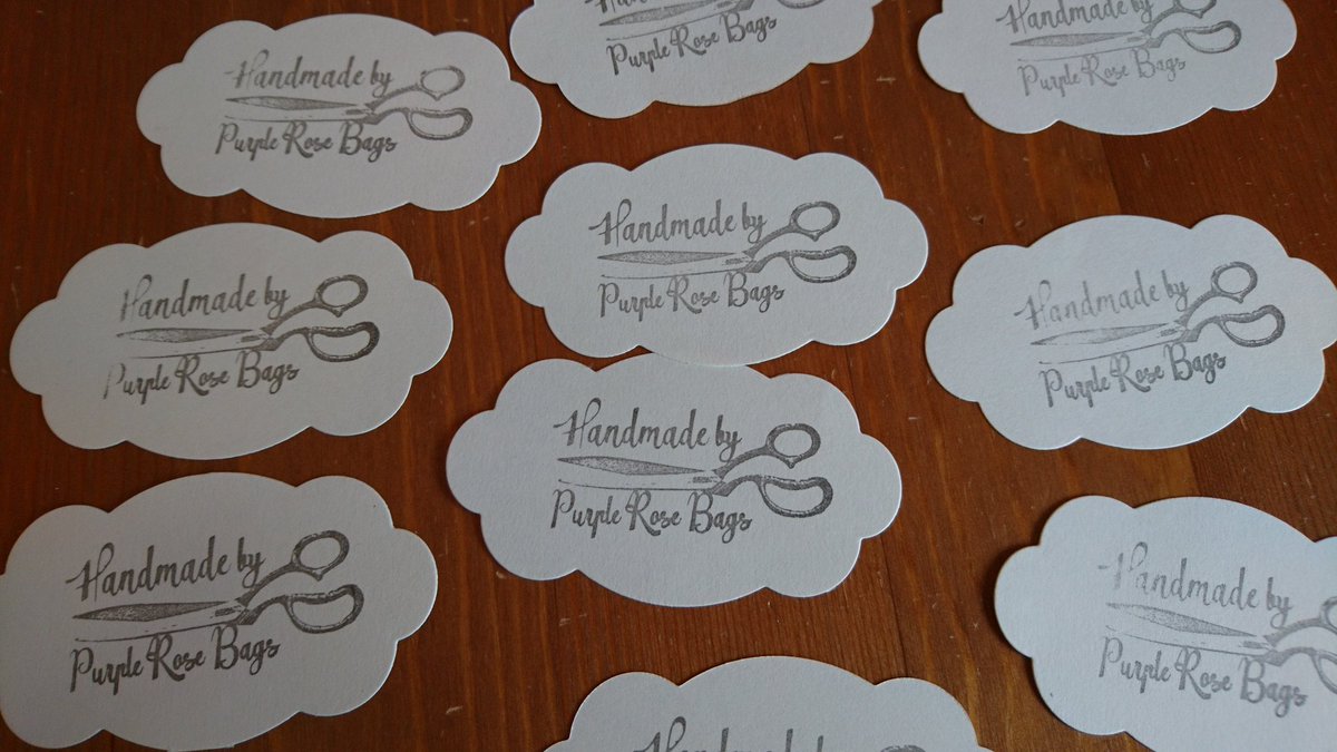 PurpleRoseBags's tweet image. Making my tags today. I attach one of these to every order I post out. #etsyuk #etsy #prettypackaging #handmade