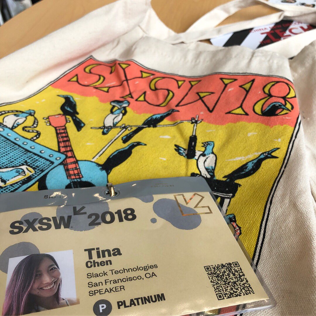 Had a great time at #sxsw2018, especially talking with these lovely humans about #botdesign