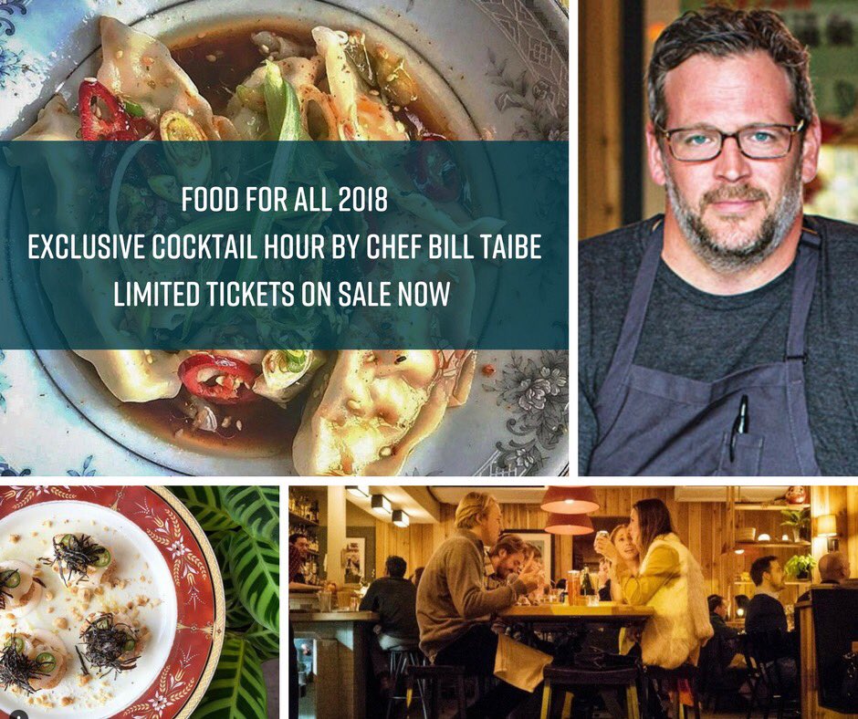 FoodRescueFFLD's tweet photo. Chef @BillTaibe of the award winning Jesup Hall, The Whelk, and Kawa Ni restaurants will be hosting an exclusive cocktail hour at #FoodForAll2018! Get your tickets now: https://t.co/FJuAVQnZsw https://t.co/YmjlpnGWrk