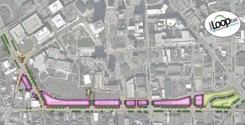 SmartGrowthUSA's tweet photo. #Rochester, NY is filling-in a sunken #highway that cuts through the city and replacing it with a walkable, bikeable, street-level boulevard: https://t.co/4S9IVc8pS5 #CompleteStreets https://t.co/qD5e4FfxQs