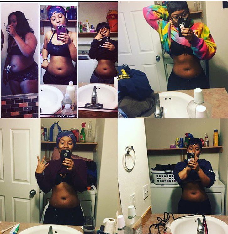 tey_mone's tweet photo. From Oct. 2016 (210) to Mar. 2018 (127). You can do anything, You can be anything, You just have to decide and go for it! Give it 100% 2018 is where we build champions not excuses #80lbsDown #Iwillkeepitoffthistime 😂🤦🏾‍♂️ https://t.co/9ouATi0Ats