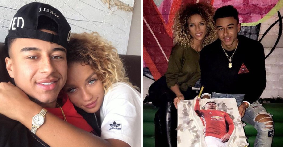 Jesse Lingard Girlfriend Jena Frumes.