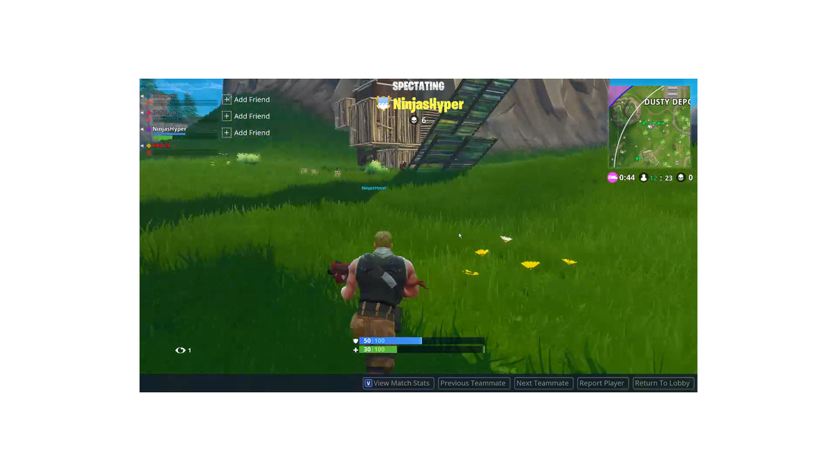 Fortniterecords's tweet photo. How? @Ninja You have a twin? https://t.co/beASjncIVY