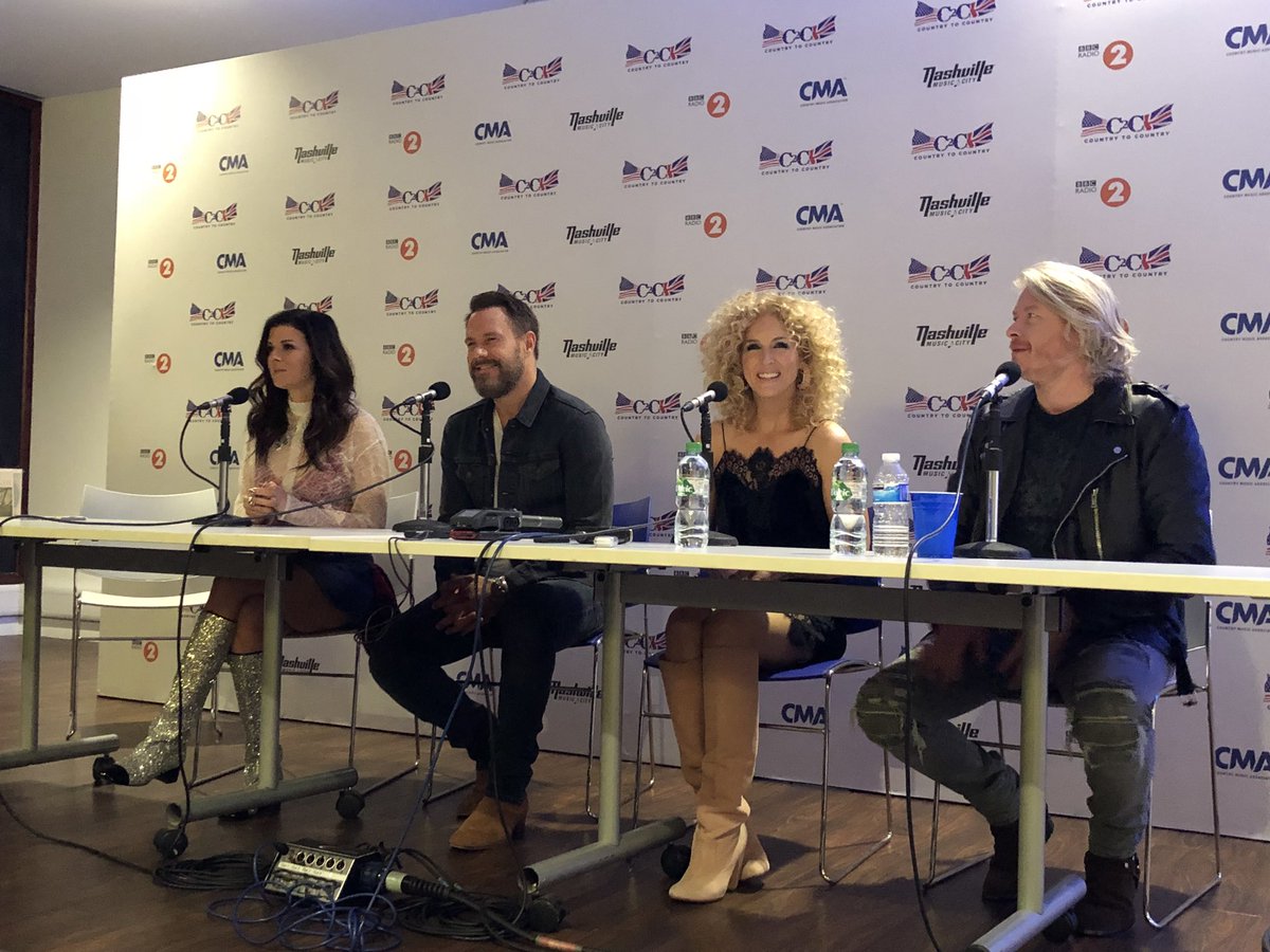 w21Music (@w21music) on Twitter photo It’s so lovely to see <a href="/littlebigtown/">Little Big Town</a> back in #London for the <a href="/C2Cfestival/">Country2Country</a> #pressroom #Sunday #C2C2018 It’s so lovely to see <a href="/littlebigtown/">Little Big Town</a> back in #London for the <a href="/C2Cfestival/">Country2Country</a> #pressroom #Sunday #C2C2018