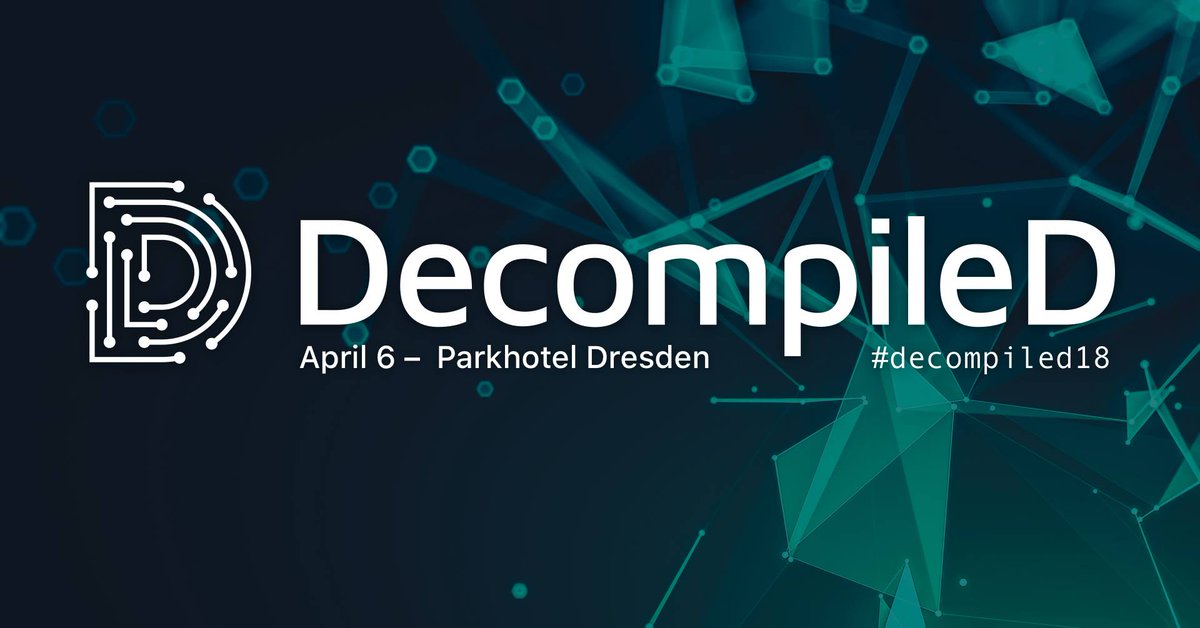 🚨Die <a href="/decompiled_conf/">DecompileD Conf</a> steht vor der Tür! Machine Learning, Cloud &amp; Mobile. 🚨

🎫 Jetzt Ticket sichern!
machine-rockstars.com/2018/cloud-mac…

#decompiled18