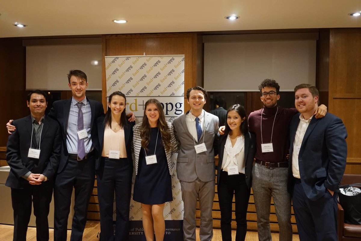 alexandrapilegg's tweet photo. Thank you to all delegates, judges & panelists that made the 2018 @FordSPPG Conference a great success! Amazing to see the level of creativity from our @fordschool and @SPPG_UofT students! Thrilled to have been a part of this with such a great team #DisruptiveTech #CaseComps https://t.co/Hsvrrhzl0D