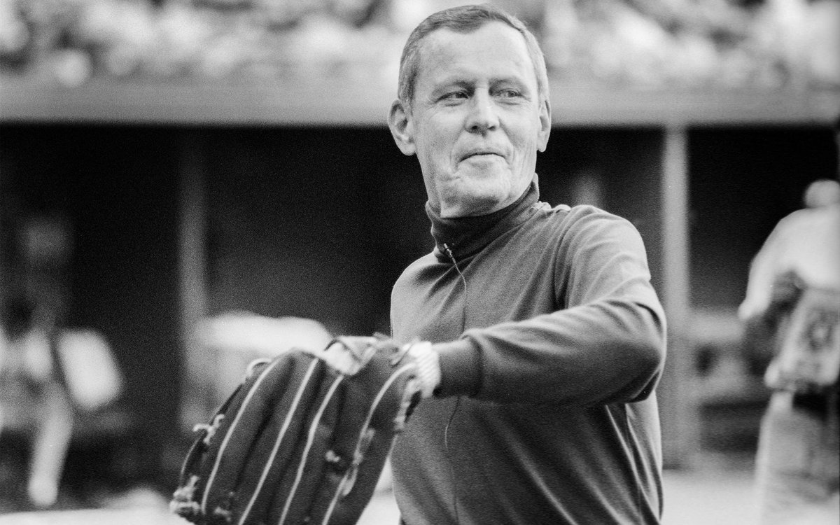 UPMCnews's tweet photo. What a gem of a photo. The late Dr. Thomas Starzl playing catch in the old Three Rivers Stadium in Pittsburgh.

Happy birthday to the father of transplant. #UPMCinnovates #H2P https://t.co/ZsX5fqzB1p