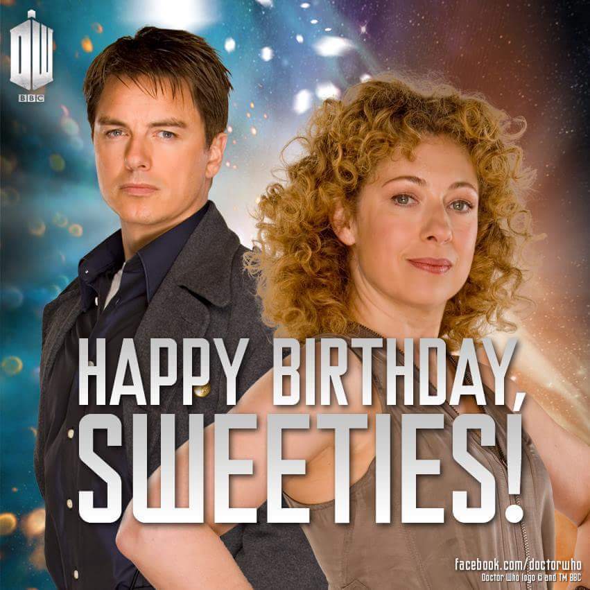Happy birthday to two of my favourites and Alex Kingston ^_^      