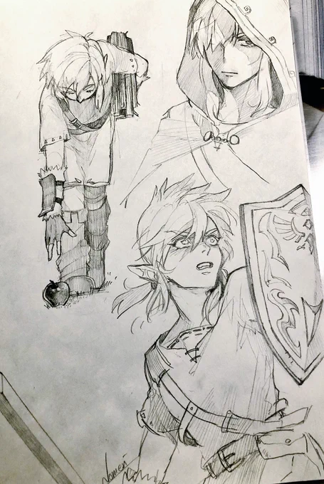 久しぶりにリンクをたくさん描いた気がする 