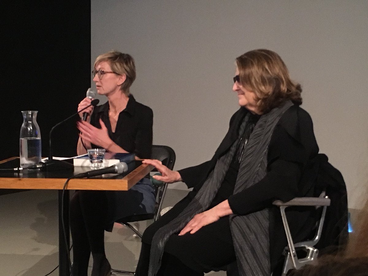 CastrumNow's tweet photo. @ninafolkersma interviews #LynnHershmannLeeson on the occassion of the finissage of our Year theme #TheFemalePerspective https://t.co/HnFdkeCBhN