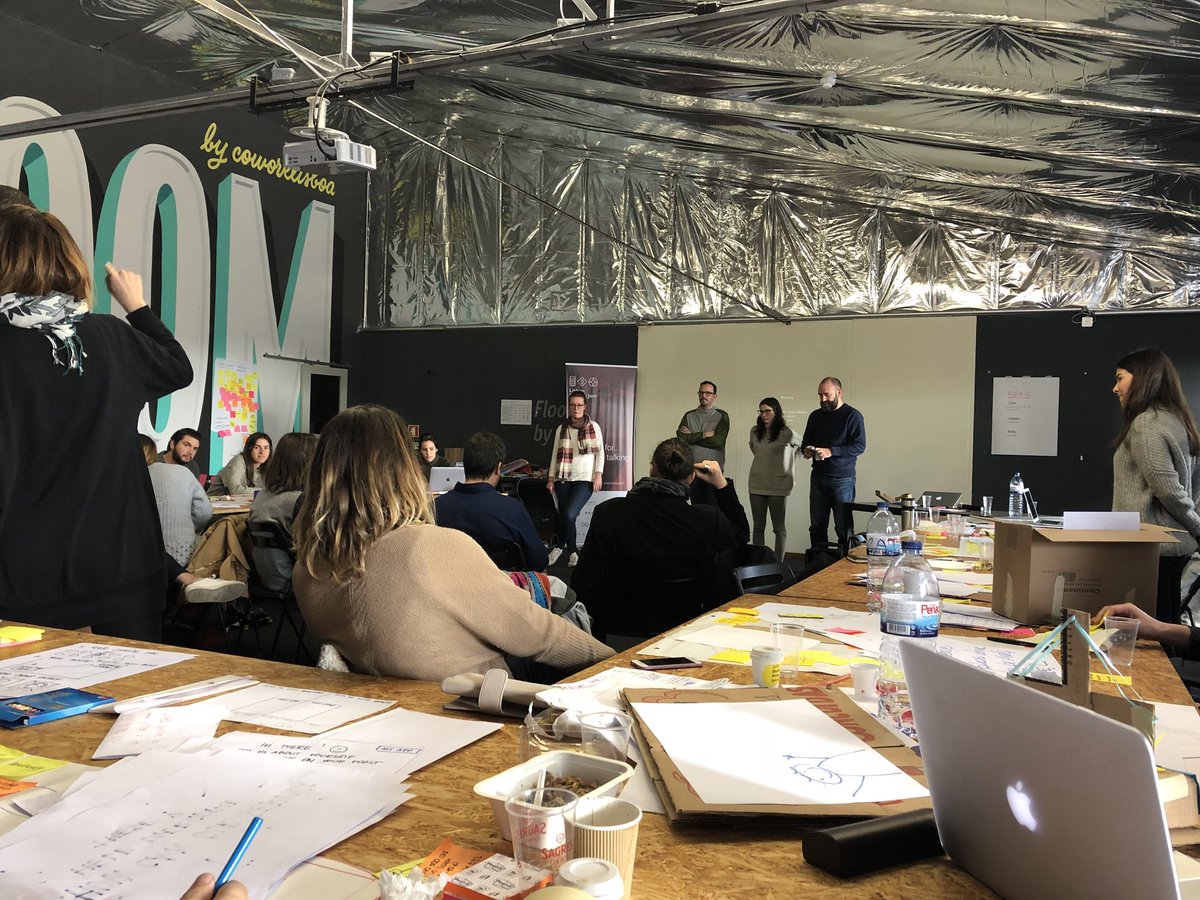 alex_andr_a's tweet photo. Presentation time at @LxServiceJam #goTeams #design #LXjam #GSjam https://t.co/TczLRHMOEs