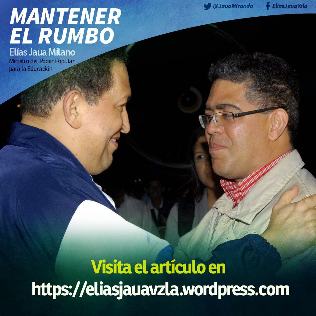 leoalvacabrera's tweet photo. MANTENER EL RUMBO || @JauaMiranda “Se trata de devolver a la familia venezolana la tranquilidad en su vida cotidiana. Podemos hacerlo, ya lo hicimos en revolución en la primera década de este siglo” https://t.co/6mmXYaGe4R #AraguaPotenciaEducativa @NicolasMaduro @JauaMiranda https://t.co/QLkLcMwpmb