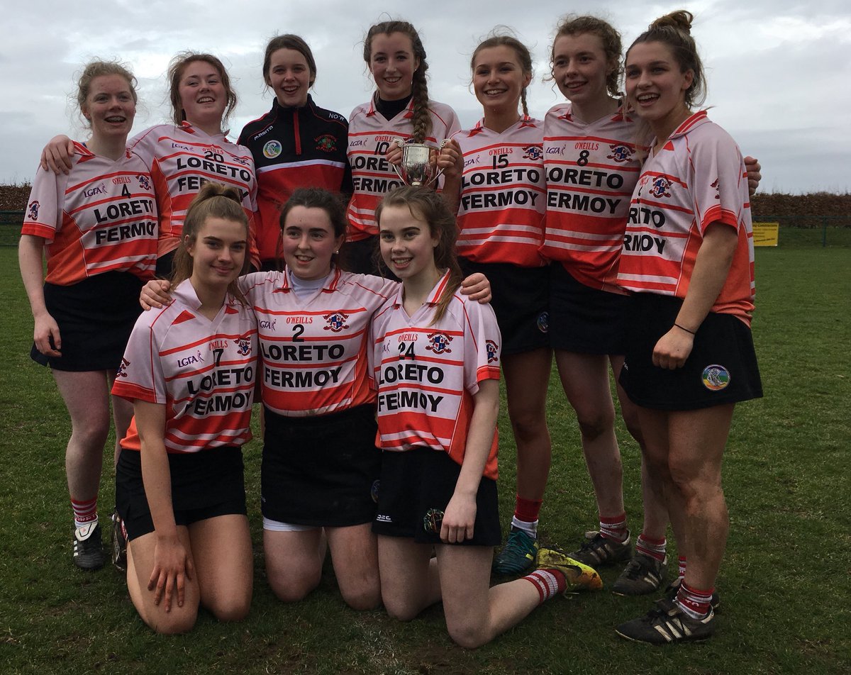 TEN All Ireland medals coming back to the parish! Congratulations to <a href="/LoretoFermoy/">Loreto Fermoy Cork</a> on winning All Ireland schools Senior D camogie final defeating Colaiste Cormac 1-12 to 1-8 in a pulsating final ! #proud <a href="/CamogieLoreto/">Loreto Camogie</a> <a href="/CorkCamogie/">OfficialCorkCamogie</a> <a href="/BigRedBench/">RedFM Sport</a>