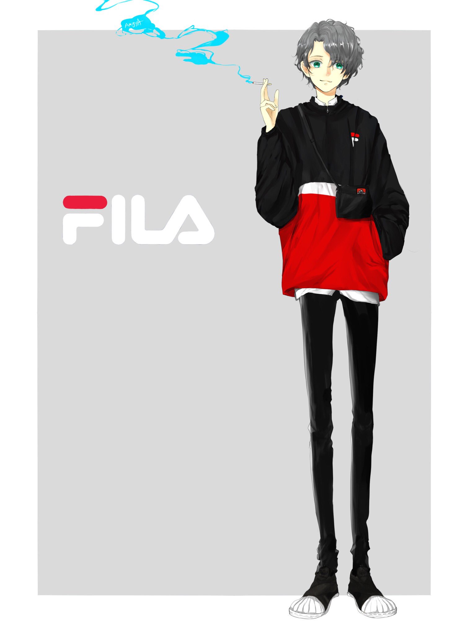 あんぎゃ こないだの女の子の対 イラスト Illust Fila Adidas Bendavis スニーカー 絵描きさんとつながりたい T Co Cosllowf5j Twitter