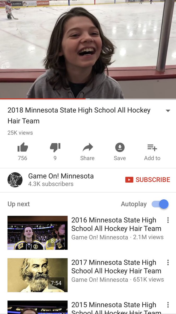 My nephew grew out his hair for a year for this. #saladbar #worthit #allhockeyhair #Stud #hemadeit