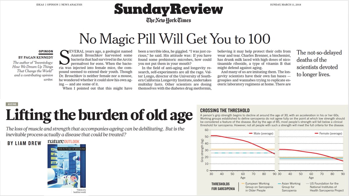 2 v good essays on the science and inevitability of aging this week, and what can be done about it nytimes.com/2018/03/09/opi… by @Pagankennedy @nytopinion nature.com/articles/d4158… by @liamjdrew @NatureOutlook #OA
